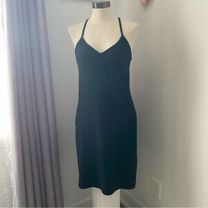 PRANA Black Midi Dress